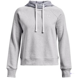 Bluza damska Under Armour Rival Fleece CB Hoodie szara 1373031 014