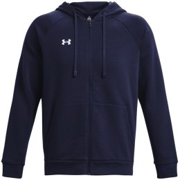 Bluza męska Under Armour Rival Fleece FZ Hoodie granatowa 1379767 410