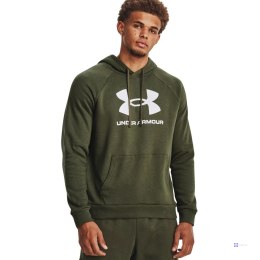 Bluza męska Under Armour Rival Fleece Logo HD oliwkowa 1379758 390 L