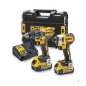 DeWALT DCK268P2T-QW wkrętak zasilany/zakrętark udarowy Czarny, Żółty