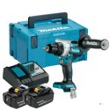 Makita DDF486RTJ wiertło 2100 RPM 2,6 kg Czarny, Niebieski