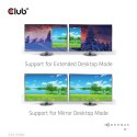 CLUB 3D CSV-7200 rozgałęziacz telewizyjny DisplayPort 2x DisplayPort