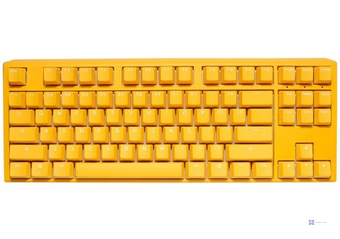 Ducky One 3 TKL klawiatura Gaming USB QWERTY Angielski Żółty