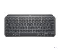 Logitech Mx Keys Mini For Business klawiatura Biuro RF Wireless + Bluetooth QWERTZ Niemiecki Grafitowy