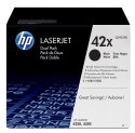 HP 42X zestaw 2 oryginalnych wkładów z czarnym tonerem LaserJet XL