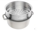 Garnek żeliwny okrągły z wkładem STAUB La Cocotte 40508-822-0 - 3.8 ltr. biała trufla