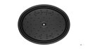 STAUB Żeliwny garnek owalny 40509-322-0 6,7l czarny