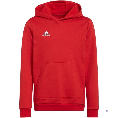 Bluza dla dzieci adidas Entrada 22 Hoody czerwona H57566 140cm