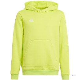 Bluza dla dzieci adidas Entrada 22 Hoody limonkowa HC5069 164cm