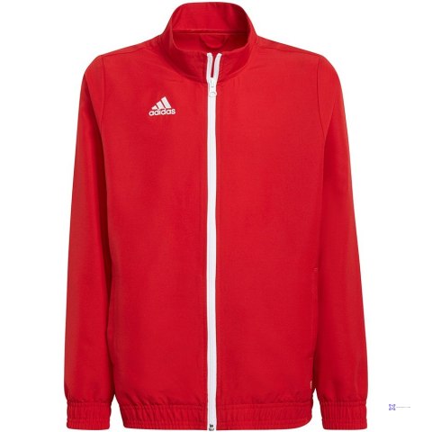 Bluza dla dzieci adidas Entrada 22 Presentation Jacket czerwona H57540 128cm