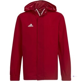 Kurtka dla dzieci adidas Entrada 22 All Weather Jacket czerwona HG6300 128cm