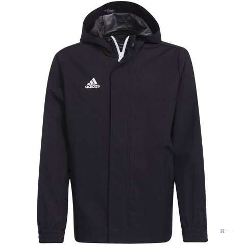 Kurtka dla dzieci adidas Entrada 22 All-Weather czarna IK4014