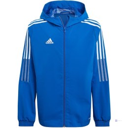 Kurtka dla dzieci adidas Tiro 21 Windbreaker Youth niebieska GP4978 140cm