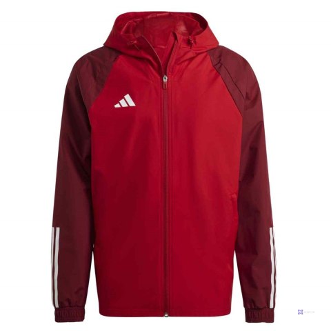 Kurtka męska adidas Tiro 23 Competition All Weather czerwona HE5653 M