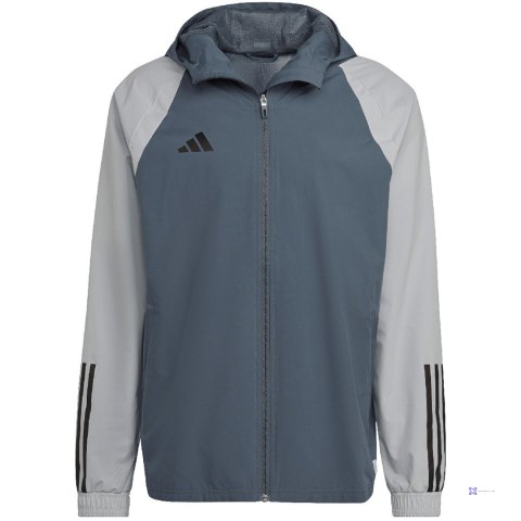 Kurtka męska adidas Tiro 23 Competition All-Weather szara HU1320