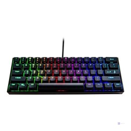 Klawiatura przewodowa SureFire KingPin M1 gamingowa 60% RGB QWERTY English