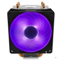 Cooler Master Hyper H410R RGB Procesor Chlodnica/wentylator 9,2 cm Czarny, Srebrny