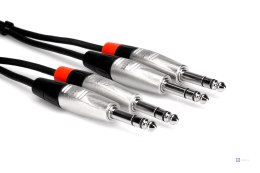 Hosa Technology HSS-010X2 kabel audio 3 m 2x 6.35 mm TRS Czarny