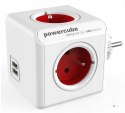 Przedłużacz allocacoc PowerCube Original 2202RD/FROUPC (kolor czerwony)