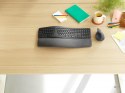 Logitech ERGO K860 for Business klawiatura Biuro Bluetooth Niemiecki Grafitowy