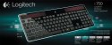 Logitech Wireless Solar Keyboard K750 klawiatura Uniwersalne RF Wireless QWERTZ Niemiecki Czarny