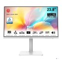 MSI Modern MD272XPW monitor komputerowy 60,5 cm (23.8") 1920 x 1080 px Full HD Biały