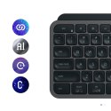 Logitech MX Keys S klawiatura Uniwersalne RF Wireless + Bluetooth QWERTY Amerykański międzynarodowy Grafitowy