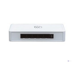 Manhattan 560696 łącza sieciowe Nie zarządzany L2 Gigabit Ethernet (10/100/1000) Biały