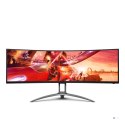 AOC B2 AG493UCX2 monitor komputerowy 124 cm (48.8") 5120 x 1440 px Quad HD LED Czarny