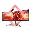 AOC B2 AG493UCX2 monitor komputerowy 124 cm (48.8") 5120 x 1440 px Quad HD LED Czarny