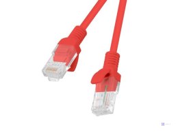 PATCHCORD KAT.5E UTP 1.5M CZERWONY FLUKE PASSED LANBERG 10-PACK