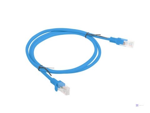 PATCHCORD KAT.6 UTP 1M NIEBIESKI FLUKE PASSED LANBERG 10-PACK