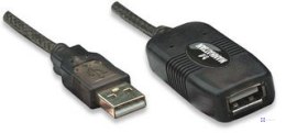 Kabel USB 2.0 przedłużacz aktywny USB-A na USB-A M/F 10m