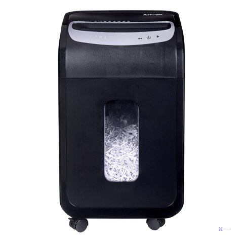 Niszczarka Activejet ASH-2502C, P-4, 28 l, ścinki 4x40 mm, 25 kartek, czarna