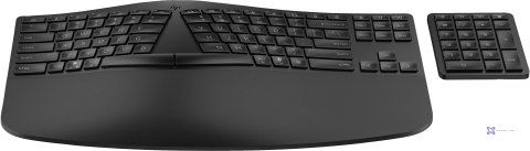 Klawiatura HP 960 Ergonomic Wireless Keyboard bezprzewodowa czarna 37E755AA