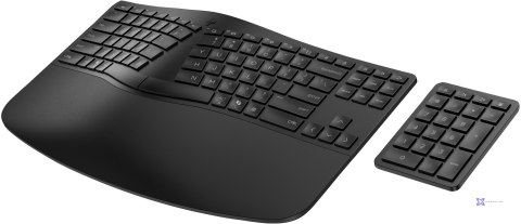 Klawiatura HP 960 Ergonomic Wireless Keyboard bezprzewodowa czarna 37E755AA