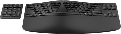 Klawiatura HP 960 Ergonomic Wireless Keyboard bezprzewodowa czarna 37E755AA