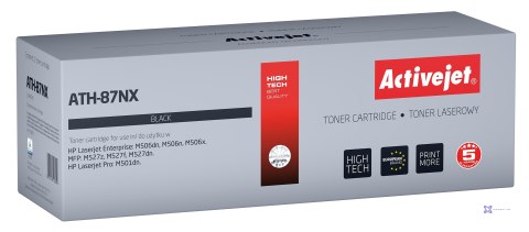 Activejet ATH-87NX Toner (zamiennik HP 87X CF287X; Supreme; 18000 stron; czarny)