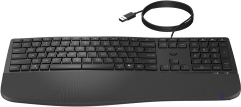Klawiatura HP 480 Comfort Wired Keyboard przewodowa czarna 8T6M1AA