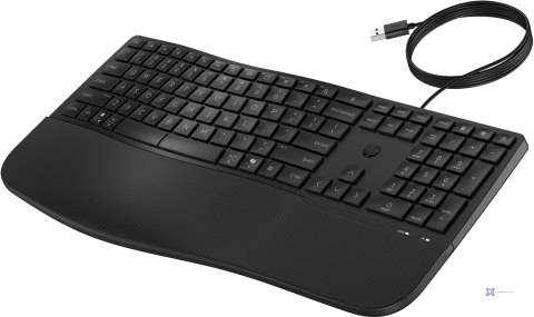 Klawiatura HP 480 Comfort Wired Keyboard przewodowa czarna 8T6M1AA
