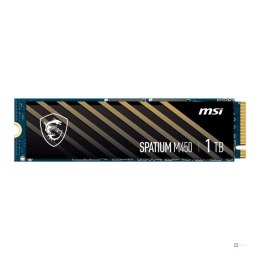 Dysk SSD MSI SPATIUM M450 1TB PCIe 4.0 NVMe M.2 2280 (3600/3000 MB/s) 3D NAND