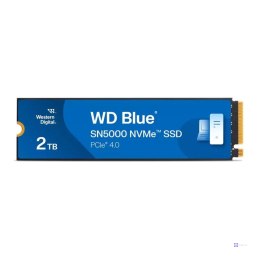 Dysk SSD WD Blue SN5000 2TB M.2 2280 PCIe NVMe (5150/4850 MB/s) WDS200T4B0E