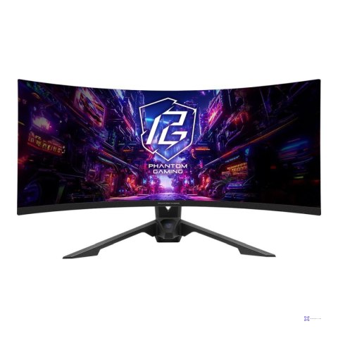 Monitor ASRock 34" Curved Phantom Gaming Monitor PG34QRT3A VA WQHD 180Hz 2xHDMI 2xDP HUB WiFi głośniki 2x2W