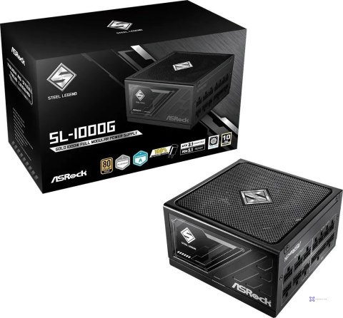 Zasilacz ASRock STEEL LEGEND 1000W 80 Plus Gold