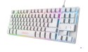 Klawiatura gamingowa TRUST GXT833W THADO TKL US White