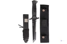 Nóż Mil-Tec German Combat Knife Black 2000 stal 440