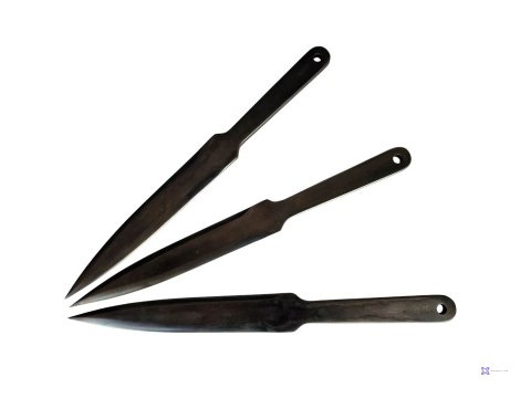 Noże do rzucania sportowego KAL22 LIDER 3szt czarne