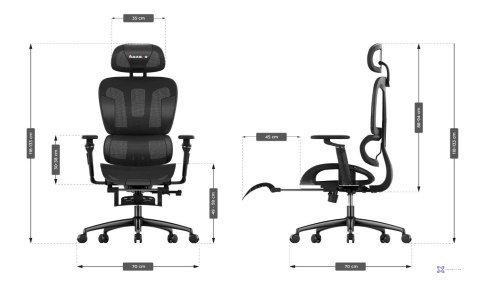 Fotel gamingowy Huzaro Combat 7.9 Black