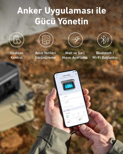 Przenośna stacja zasilania Anker Solix C800 Plus 76