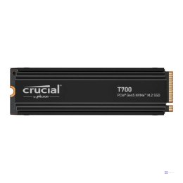 Dysk SSD Crucial T700 4TB M.2 PCIe 5.0 NVMe 2280 (124000/11800MB/s) z radiatorem